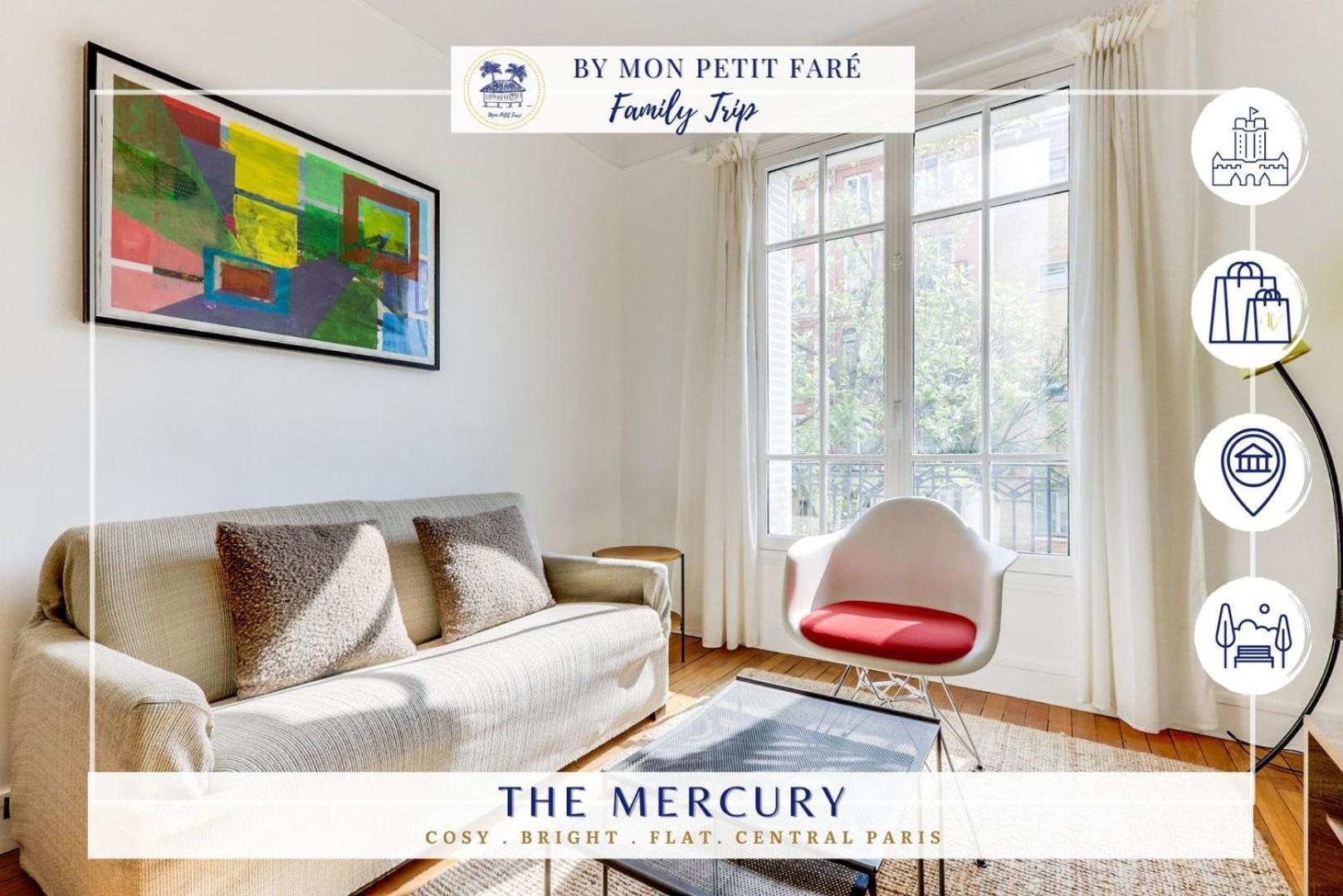 Appartement Le Mercury - Confortable Et Lumineux - Nation Parijs